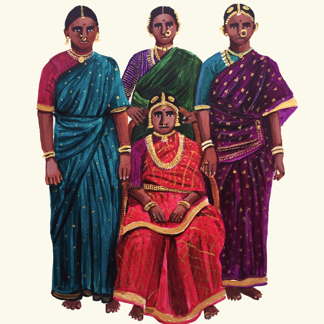 Read more about the article Fabulous Painting of the Sari and its Many Drapes