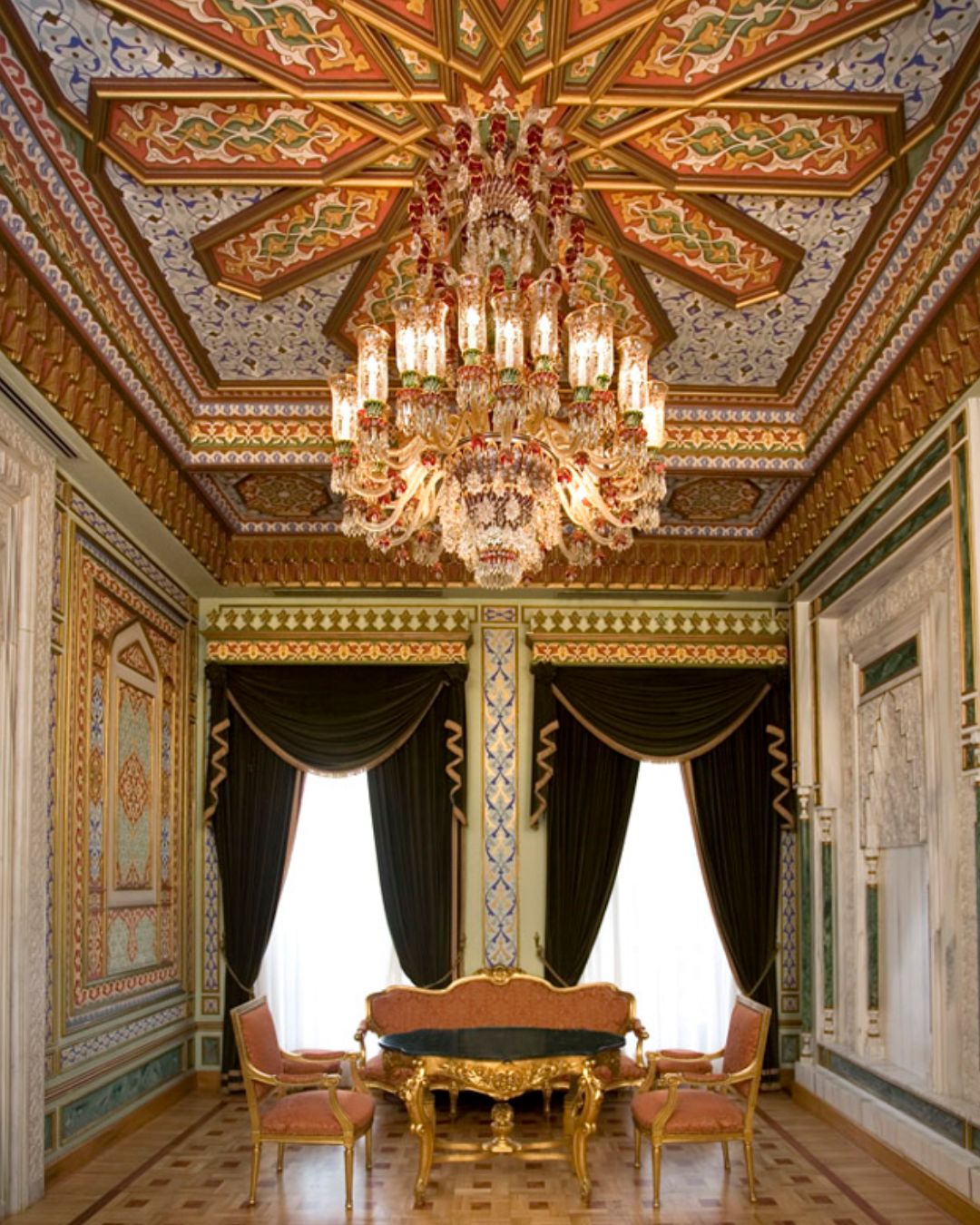 The entrance to the hammam at  Çırağan Palace Kempinski Istanbul