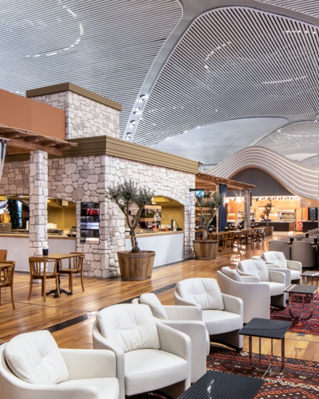 The Turkish Airlines Business Class Lounge at Istanbul Airport