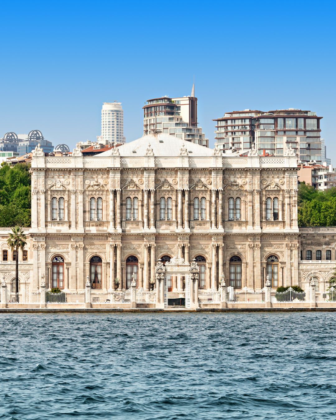 Dolmabahçe Palace overlooking the Bosphorus Strait, Istanbul